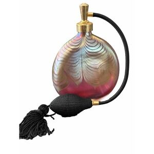 Correia Perfume Atomizer‎ pulled feather irrid-1982 Signed 52/250 Ltd Edition